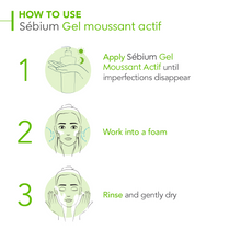 Load image into Gallery viewer, Bioderma Sebium Gel Moussant Actif Anti-Blemish Gel Cleanser for Acne-Prone Skin 200ml