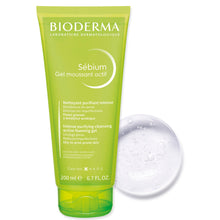 Load image into Gallery viewer, Bioderma Sebium Gel Moussant Actif Anti-Blemish Gel Cleanser for Acne-Prone Skin 200ml