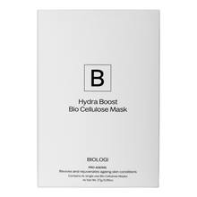Load image into Gallery viewer, Biologi Hydra Boost Bio Cellulose Mask - 4 Pack