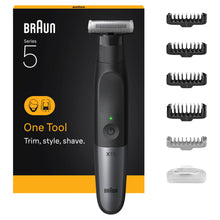 Load image into Gallery viewer, Braun Series X Wet &amp; Dry Hybrid Trimmer with 5 Attachments XT5100