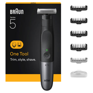 Braun Series X Wet & Dry Hybrid Trimmer with 5 Attachments XT5100