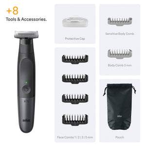 Braun Series X Face & Body Hybrid Trimmer XT5200