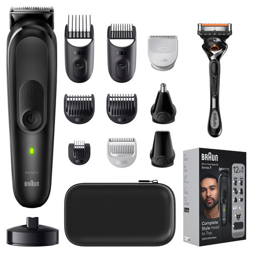 Braun Series 7 All-In-One Beard Hair Body Styling Kit MGK4760