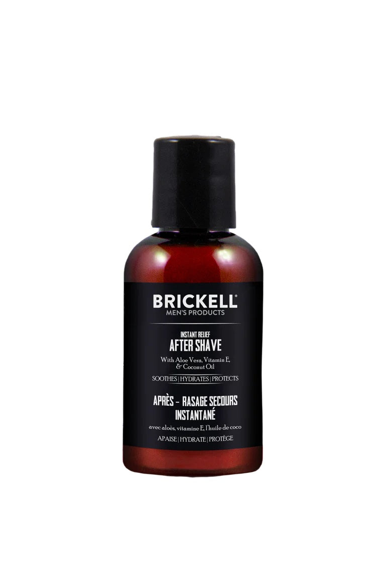 Brickell Instant Relief Men's Aftershave 59ml - Scented