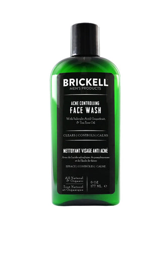 Brickell Acne Controlling Face Wash 177ml - Naturally Scented