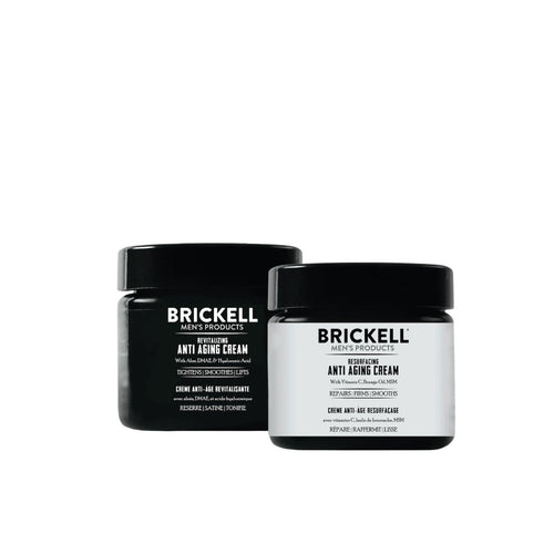 Brickell Day and Night Anti Aging Cream Routine Scented
