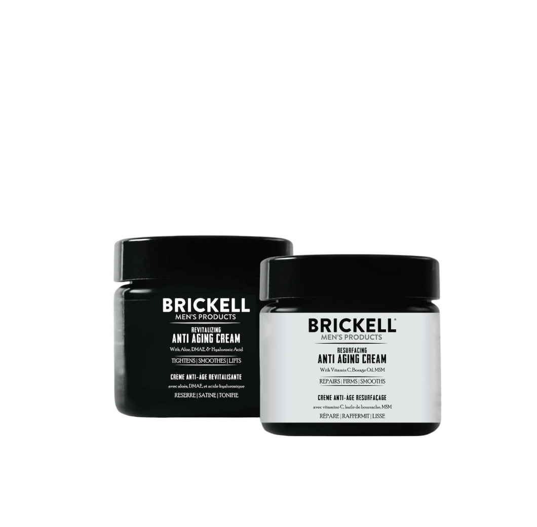 Brickell Day and Night Anti Aging Cream Routine Scented