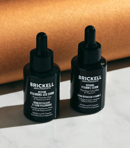 Brickell Day and Night Serum Routine Scented
