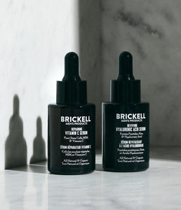 Brickell Day and Night Serum Routine Scented