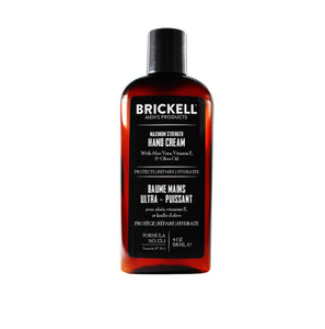 Brickell Maximum Strength Men's Hand Cream 118ml - Scented