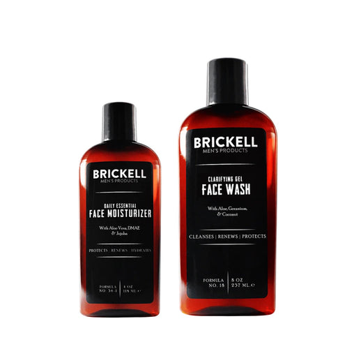 Brickell Men's Daily Essential Face Care Routine I Scented