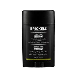 Brickell Natural Deodorant For Men - Citrus & Herb