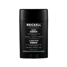 Load image into Gallery viewer, Brickell Natural Deodorant For Men -  Fresh Mint