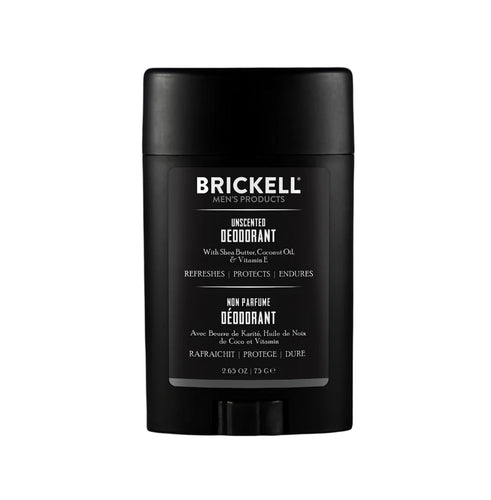 Brickell Natural Deodorant For Men - Unscented