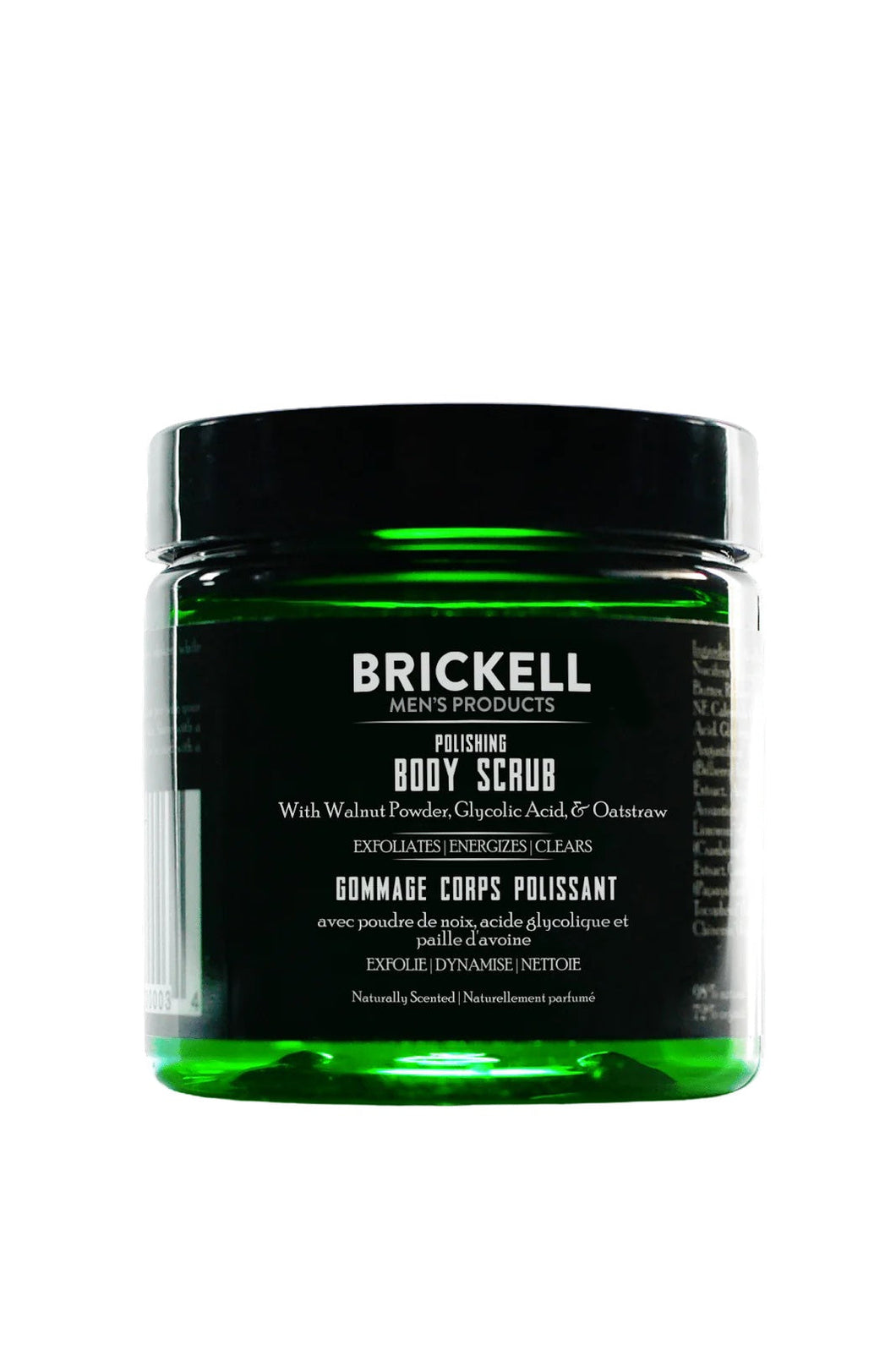 Brickell Polishing Body Scrub for Men 237ml - Invigorating Mint