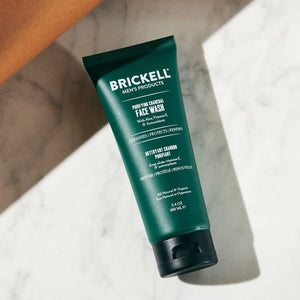 Brickell Purifying Charcoal Face Wash for Men 100ml - Scented