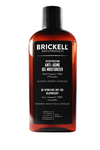 Brickell Rejuvenating Anti-Aging Gel Moisturizer for Men 118ml - Scented