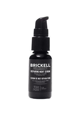 Brickell Repairing Night Serum for Men 30ml - Scented
