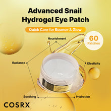 Load image into Gallery viewer, COSRX Advanced Snail Hydrogel Eye Patch - 60 Pieces