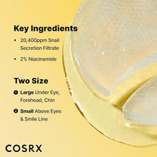 Load image into Gallery viewer, COSRX Advanced Snail Hydrogel Eye Patch - 60 Pieces