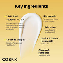 Load image into Gallery viewer, COSRX Advanced Snail Peptide Eye Cream 25ml