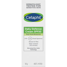 Load image into Gallery viewer, Cetaphil Daily Defence SPF50 50ml