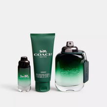 Load image into Gallery viewer, Coach Green EDT 100ml 3 Piece Gift Set