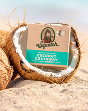 Load image into Gallery viewer, Dr Squatch Coconut Castaway Natural Bar Soap for Men 141g Trio Bundle