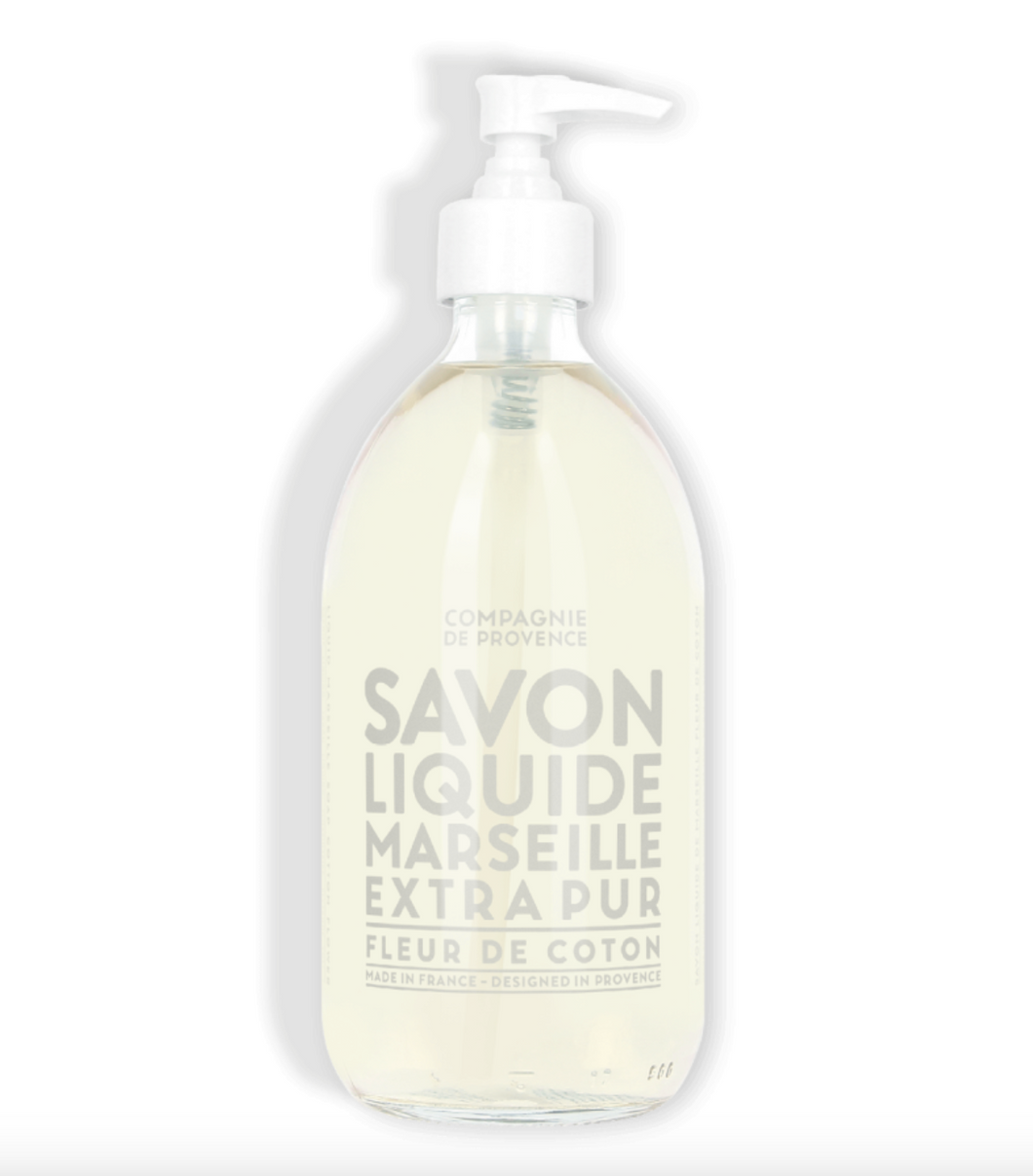 Compagnie de Provence Liquid Marseille Soap 495ml - Cotton Flower