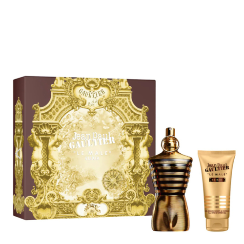 Jean Paul Gaultier Le Male Elixir Parfum 125ml 2 Piece Gift Set