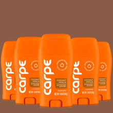 Load image into Gallery viewer, Carpe Antiperspirant Underarm Stick 50ml - 5 Pack