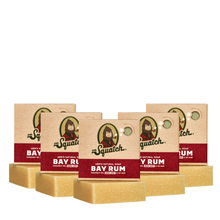 Load image into Gallery viewer, Dr Squatch Bay Rum Natural Bar Soap for Men 141g 5 Pack