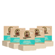 Load image into Gallery viewer, Dr Squatch Coconut Castaway Natural Bar Soap for Men 141g 5 Pack