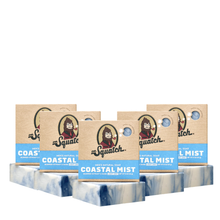 Load image into Gallery viewer, Dr Squatch Coastal Mist Natural Bar Soap for Men 141g 5 Pack