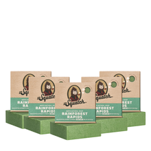 Load image into Gallery viewer, Dr Squatch Rainforest Rapids Natural Bar Soap for Men 141g 5 Pack