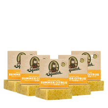 Load image into Gallery viewer, Dr Squatch Summer Citrus Natural Bar Soap for Men 141g 5 Pack