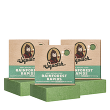 Load image into Gallery viewer, Dr Squatch Rainforest Rapids Natural Bar Soap for Men 141g Trio Bundle