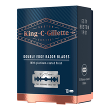 Load image into Gallery viewer, King C. Gillette Double Edge Razor + 10 Razor Blades