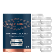 Load image into Gallery viewer, King C. Gillette Double Edge Razor + 10 Razor Blades