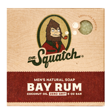 Load image into Gallery viewer, Dr Squatch Bay Rum Natural Bar Soap for Men 141g