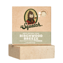 Load image into Gallery viewer, Dr Squatch Birchwood Breeze Natural Bar Soap for Men 141g
