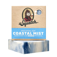 Load image into Gallery viewer, Dr Squatch Coastal Mist Natural Bar Soap for Men 141g 5 Pack