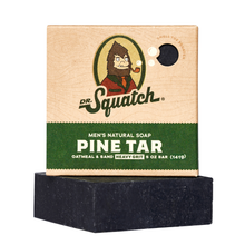 Load image into Gallery viewer, Dr Squatch Pine Tar Natural Bar Soap for Men 141g