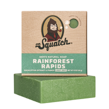 Load image into Gallery viewer, Dr Squatch Rainforest Rapids Natural Bar Soap for Men 141g