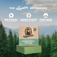 Load image into Gallery viewer, Dr Squatch Rainforest Rapids Natural Bar Soap for Men 141g