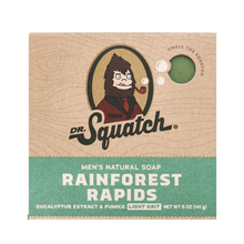 Load image into Gallery viewer, Dr Squatch Rainforest Rapids Natural Bar Soap for Men 141g
