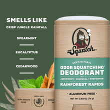 Load image into Gallery viewer, Dr Squatch Rainforest Rapids Natural Deodorant for Men 75g