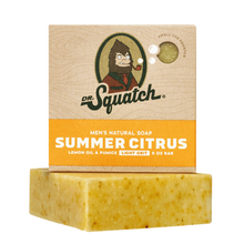 Load image into Gallery viewer, Dr Squatch Summer Citrus Natural Bar Soap 141g
