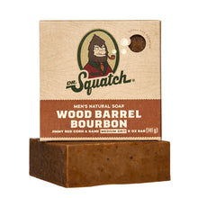 Load image into Gallery viewer, Dr Squatch Wood Barrel Bourbon Natural Bar Soap for Men 141g Trio Bundle