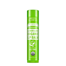 Load image into Gallery viewer, Dr. Bronner's Organic Lip Balm Lemon Lime 4g
